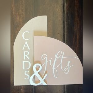 SOLD Sign for Gift & card tables. Wedding, bridal shower, baby shower